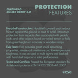 TSG - Elbowpad Roller Derby 3.0 - Black (Roller Skate Elbow Pads)