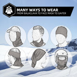 ROCKBROS Cold Weather Windproof Thermal Winter Balaclava Ski Mask Neck Warmer Hood