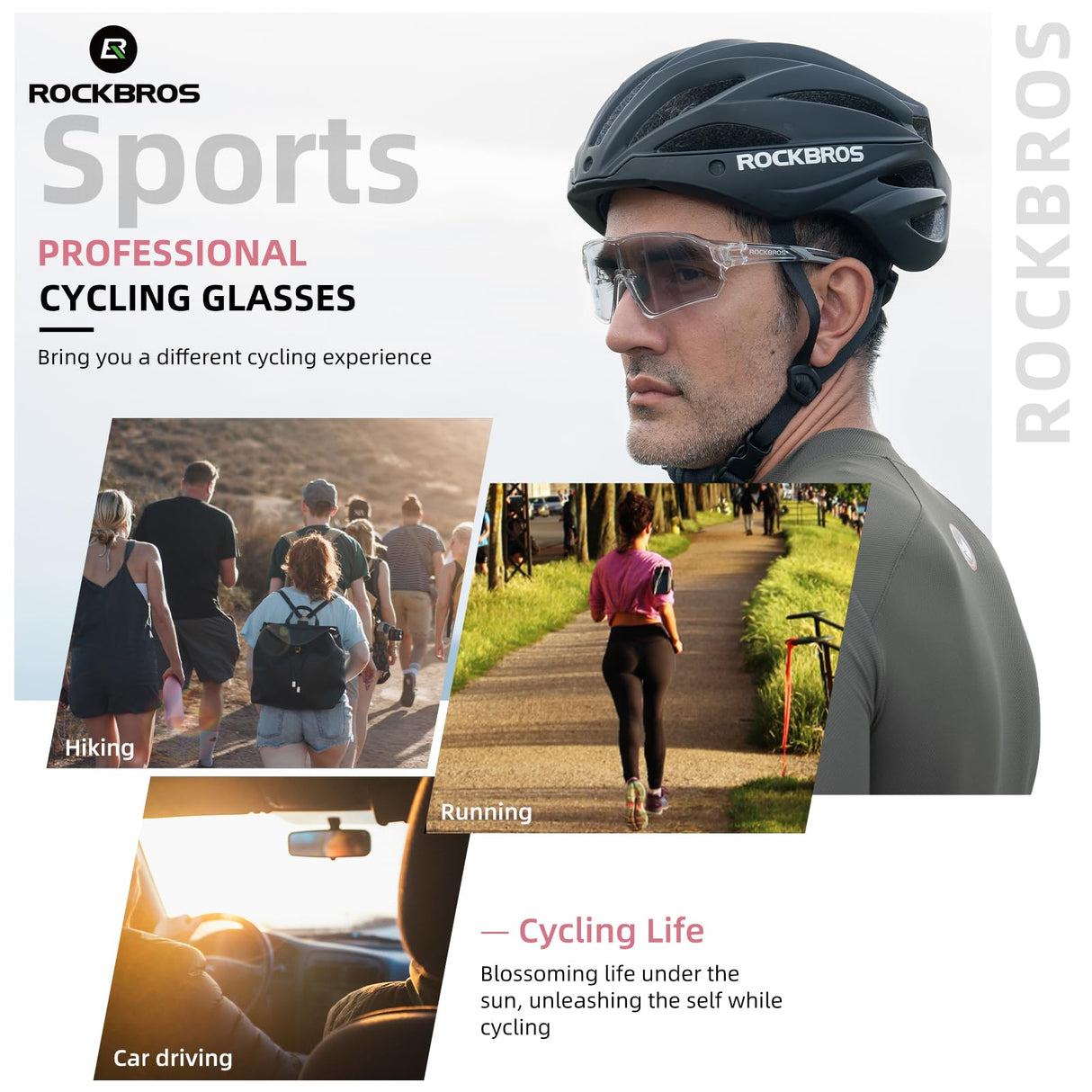 Thickened PC Lens Photochromic Sunglasses (UV400)