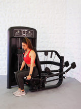 Elite Selectorized Triceps Press - Muscle D Fitness - Commercial Adjustable Seated Pin Selectorized Triceps Press Dip Press