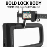 ROCKBROS Bike U Lock, Heavy Duty Anti Theft Bike U Lock with Cable Silicone Cover