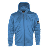 Sky Blue Solid Ultra Protective Hoodie with Pads