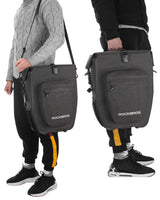 ROCKBROS 27L Waterproof Bike Pannier Bag Grocery Touring Cycling Large Capacity Rear Rack Bag