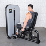 Vogue Inner/Outer Thigh - Muscle D Fitness - Adjustable Seat - Pin Selectorized - Leg Workout Combo