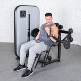 Vogue Iso-Lateral Biceps Curl by Muscle D Fitness – Commercial Arm Machine