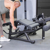 Vogue Leg Extension / Prone Leg Curl Combo | Commercial Gym Equipment | Muscle D