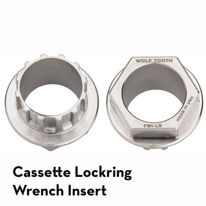Pack Wrench and Inserts Kit - Ultralight BB Wrench and 1-Inch Hex Inserts