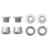 Set of 4 Chainring Bolts+Nuts for 1X