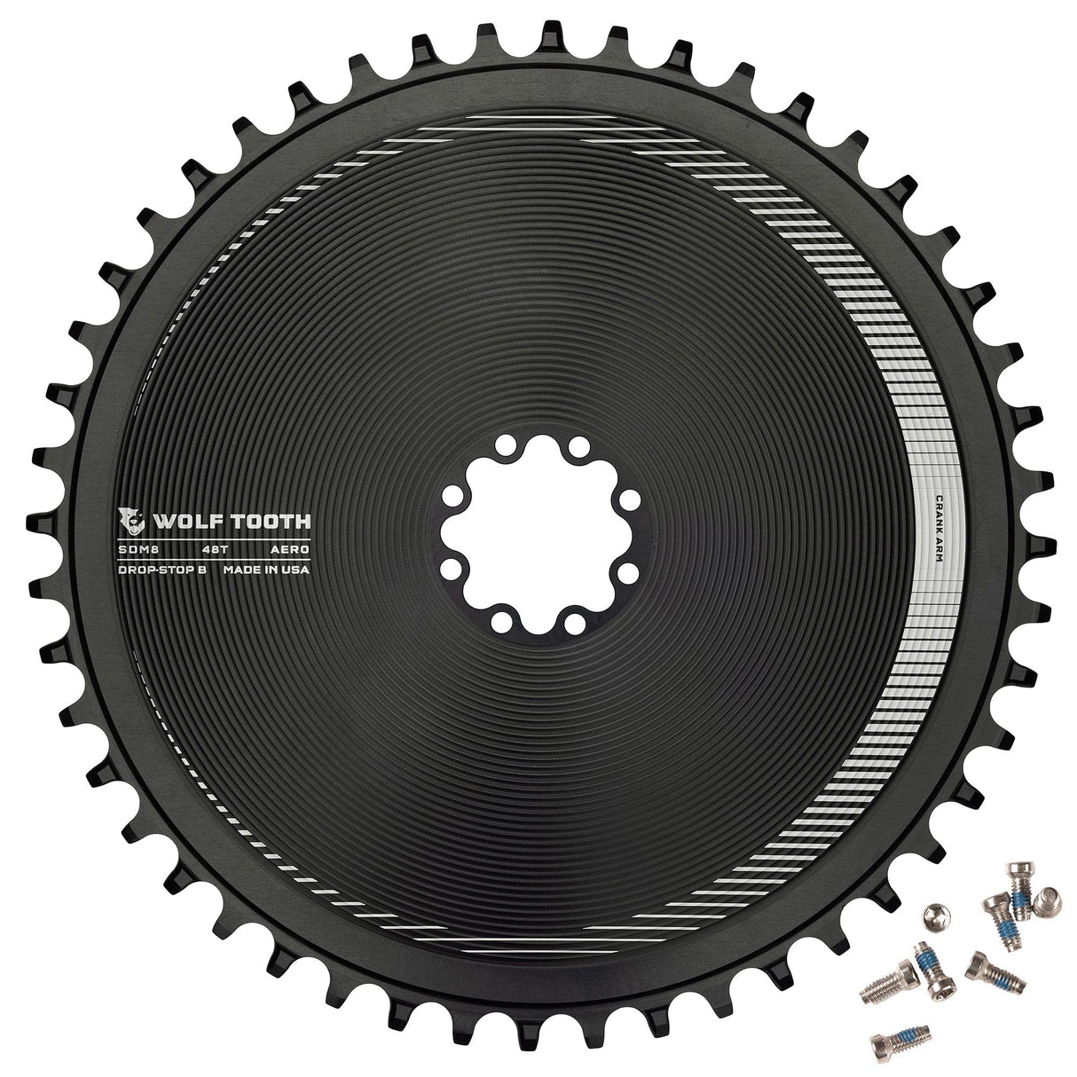 Aero Direct Mount Chainring for SRAM 8-Bolt Gravel / Road Cranks