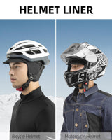ROCKBROS Winter Cycling Caps for Men Women Windproof Hat with Sun Visor Under Helmet Liner