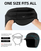 ROCKBROS Winter Cycling Caps for Men Women Windproof Hat with Sun Visor Under Helmet Liner