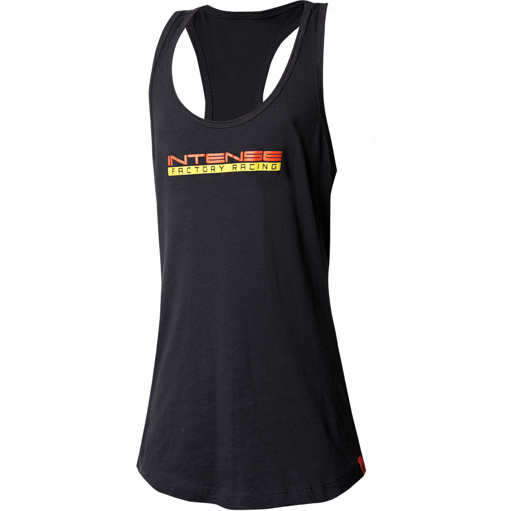 Women's INTENSE Factory Racing Black Tank - LG & XL