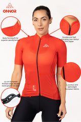 Women's DNA Red Elite Cycling Jersey