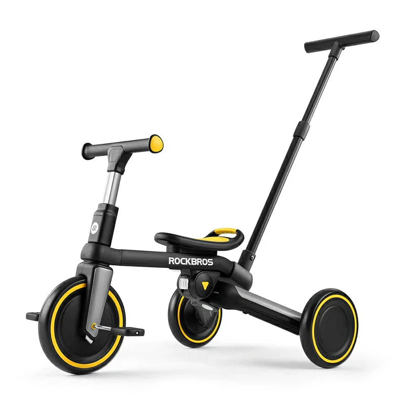 Kids 3 in 1 Tricycle Adjustable Seat Removable Pedals Toddler Ride On Bike