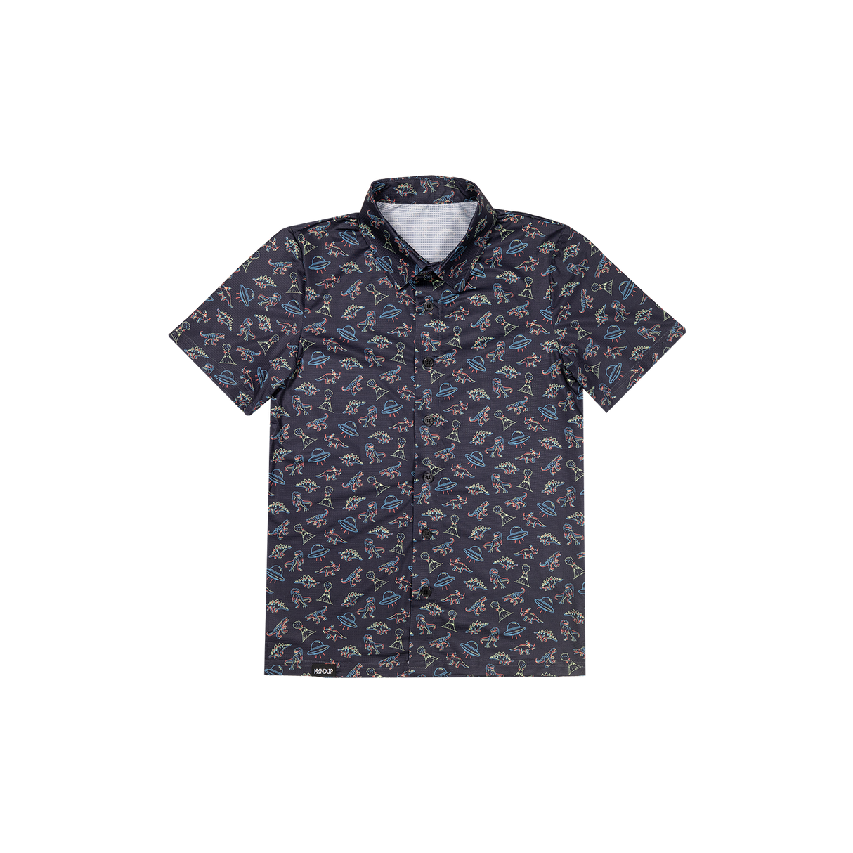 Youth FlexGRID Button Up - UFO Dinos