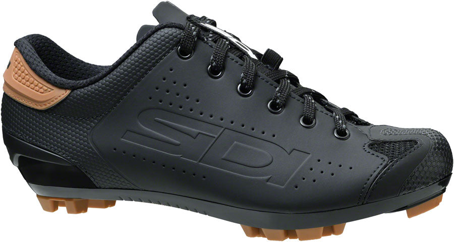 SIDI Dust Shoelace Mountain Clipless Shoes - Men's Black 46.5