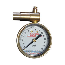 Presta Valve Dial Gauge - 15psi