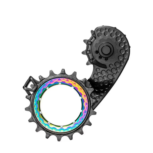 Absolute Black Carbon-Ceramic Hollow Cage SRAM AXS Rainbow