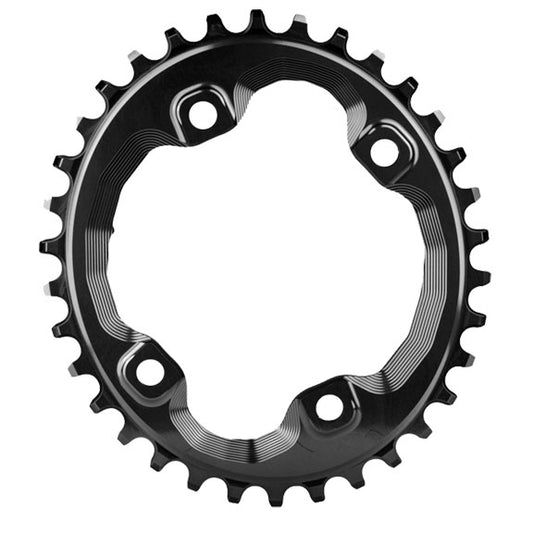 absoluteBLACK Oval 96 BCD Chainring Shimano XT M8000 - 30t 96 Shimano Asymmetric BCD 4-Bolt Narrow-Wide BLK