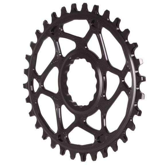 Spiderless Cinch DM Oval Chainring, 32T - Black