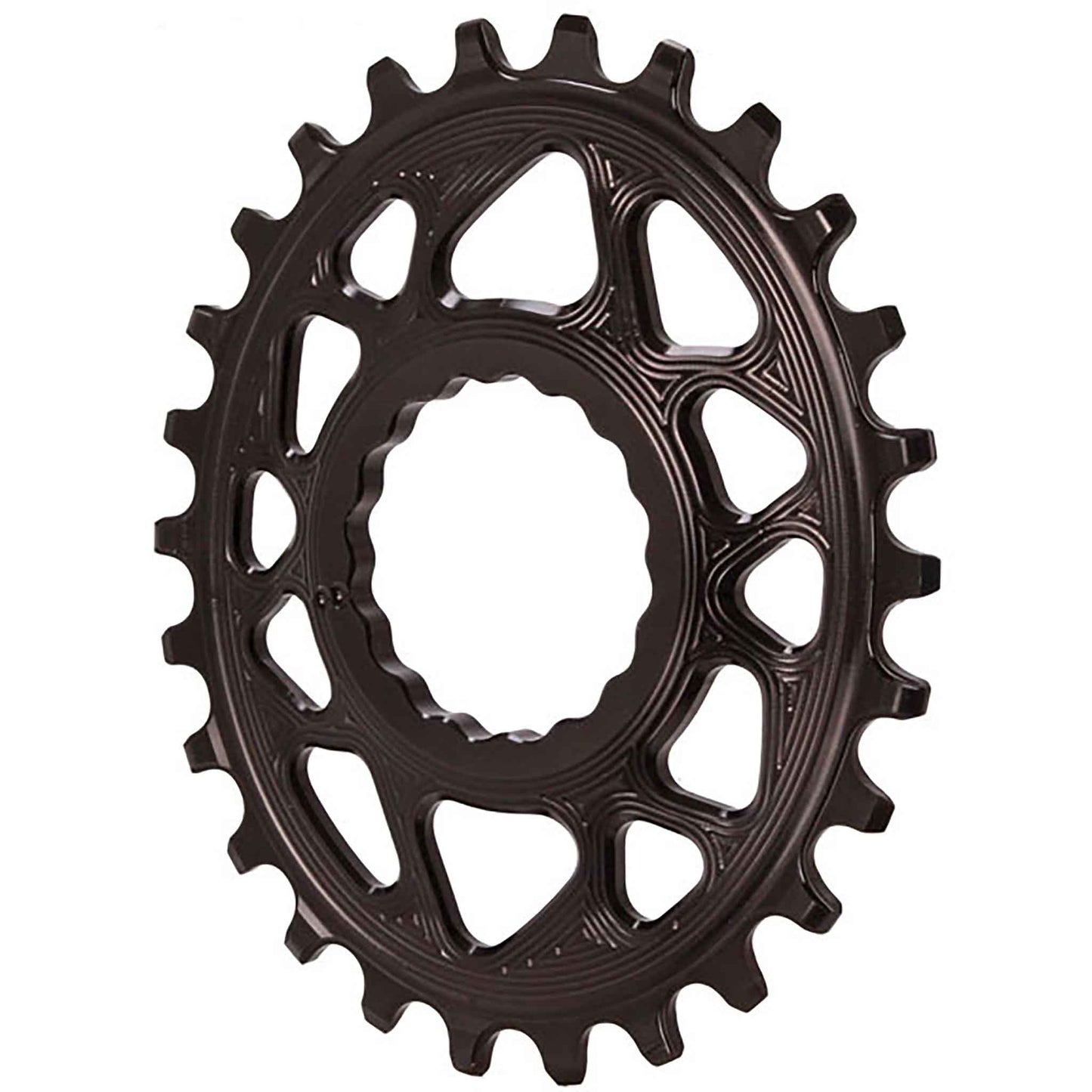 absoluteBLACK Oval Narrow-Wide Direct Mount Chainring - 26t CINCH Direct Mount 3mm Offset BLK