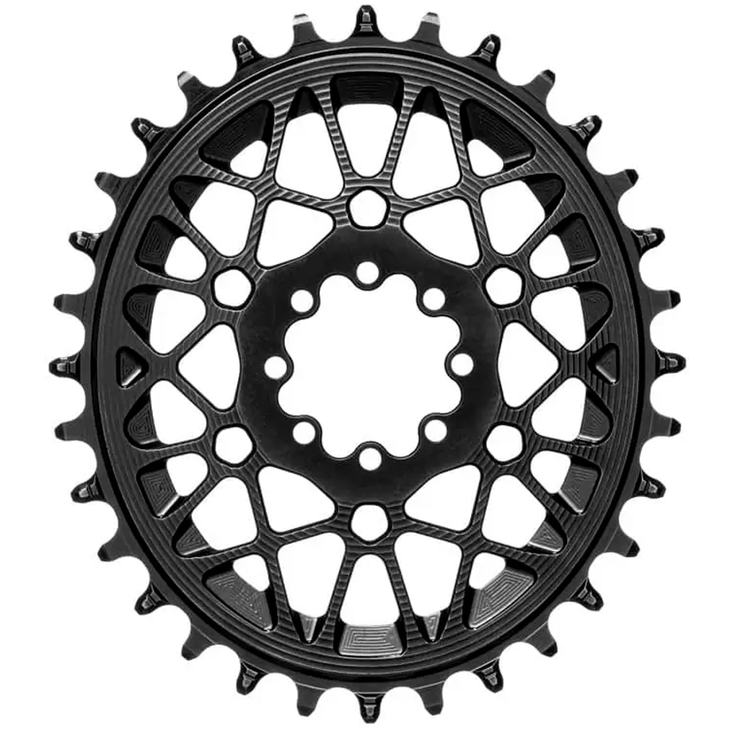 Absolute Black Oval SRAM T-Type DM 8-Hole Boost Chainring 28T Blk