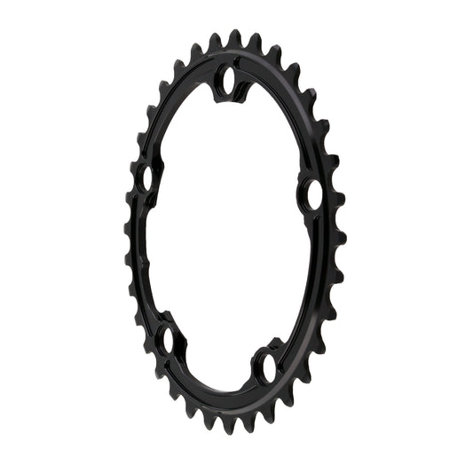 Absolute Black Premium Oval Road Chainring 5x110BCD 36T - Black