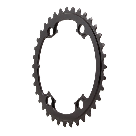 Absolute Black Round Chainring 4x110BCD Shimano Asym 36T - Black