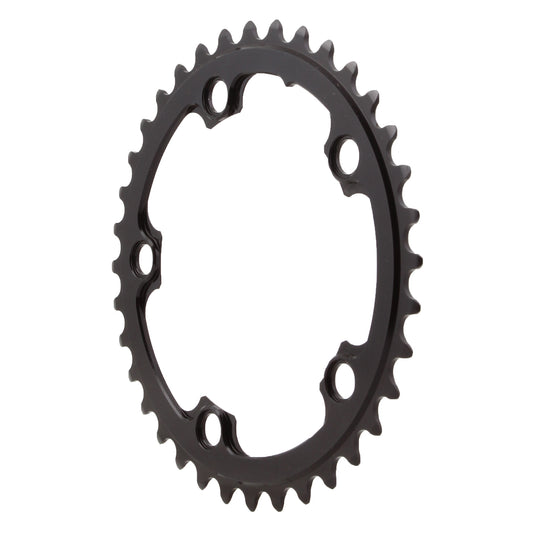 absoluteBLACK Premium Round 110 BCD Road Inner Chainring - 36t 110 BCD 5-Bolt For 52/36 Combination BLK