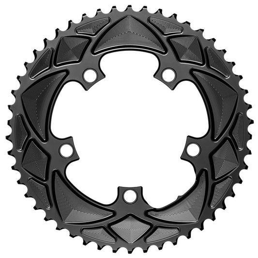 Absolute Black Round Chainring 5x110BCD 50T - Black