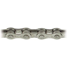 ACS Crossfire Chain - Single Speed 3/32" 106 Links Silver