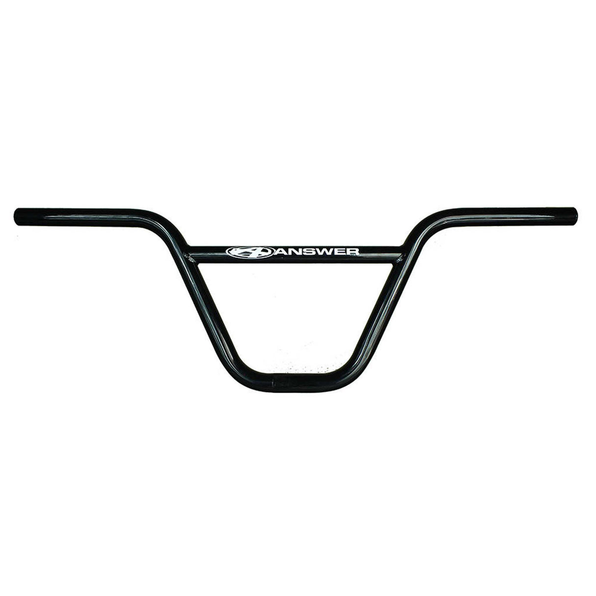 Pro Flat CrMo BMX Bars, (22.2) 8", Black