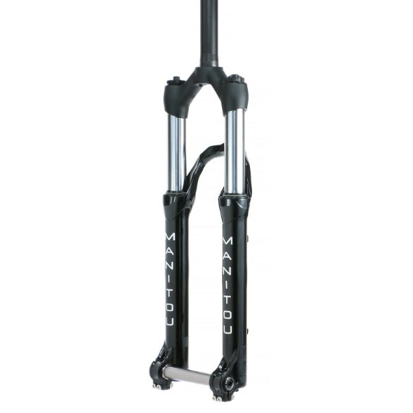 Manitou Circus Comp Suspension Fork - 26" 100 mm 20 x 110 mm 41 mm Offset Gloss BLK Straight Steer