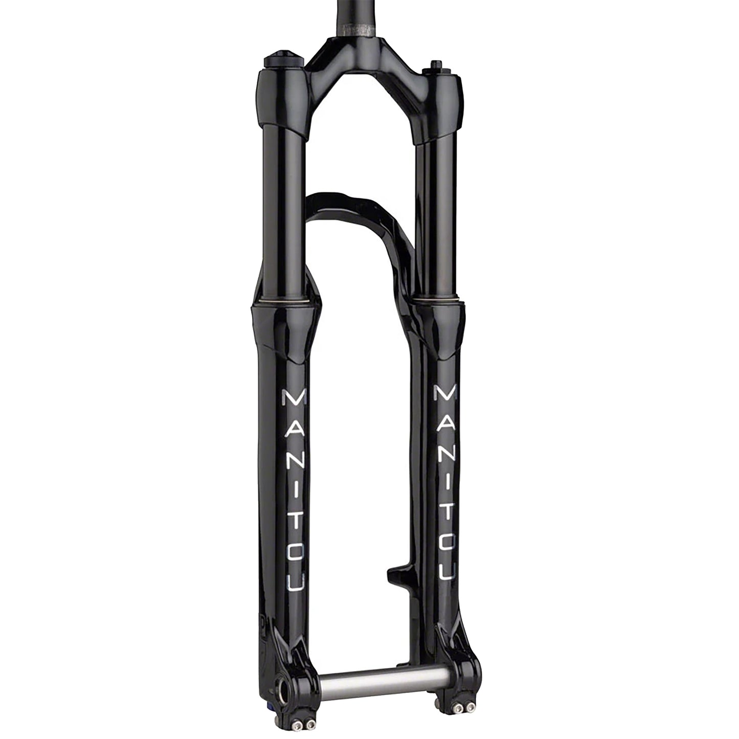 Manitou Circus Expert Suspension Fork - 26" 130 mm 20 x 110 mm 41 mm Offset Gloss BLK Straight Steerer