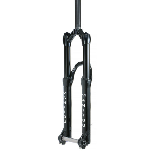 Manitou Circus Expert Suspension Fork - 26" 100 mm 20 x 110 mm 41 mm Offset Gloss BLK Straight Steerer