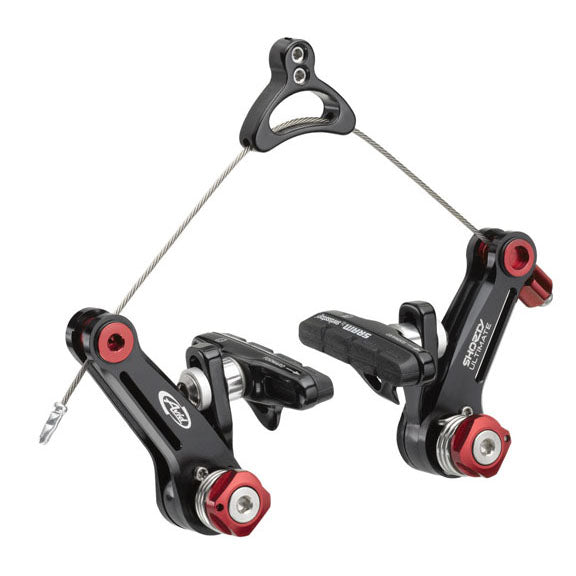 Shorty Ultimate Canti Brake, Rear, Narrow, Blk/Red
