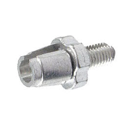 Alligator Barrel Adjuster with Nut (7mm) Silver - 10/Bottle