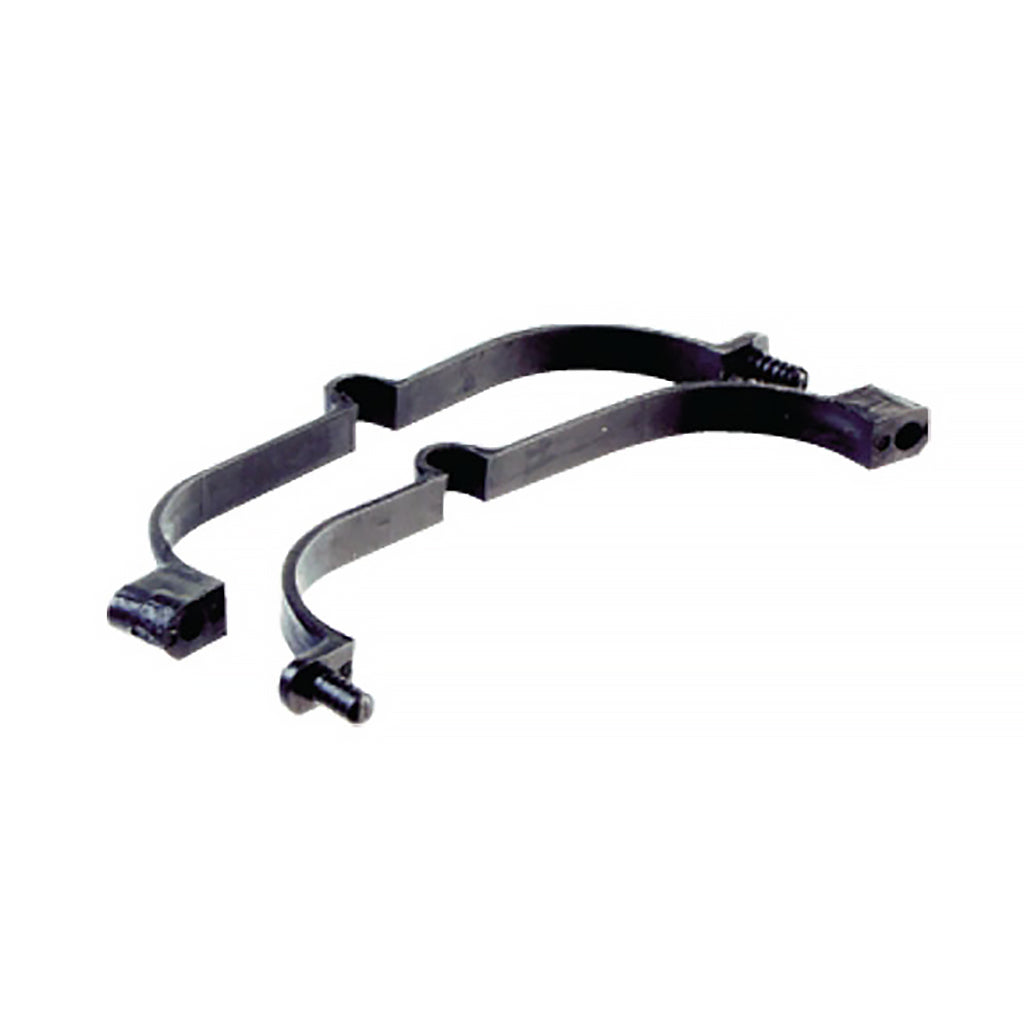 Alligator Plastic Cable Strap 25.4mm Black - 15 Count Bottle