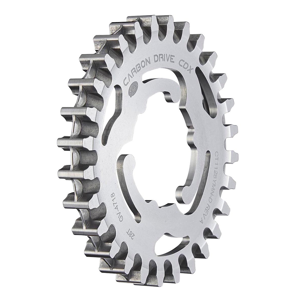 Gates Carbon Drive CDX Rear Cog SureFit 6-Lobe Di2 28t