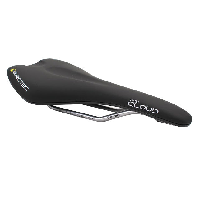 The Cloud MK2 Saddle, Cromo Rail/Plastic Base, Black