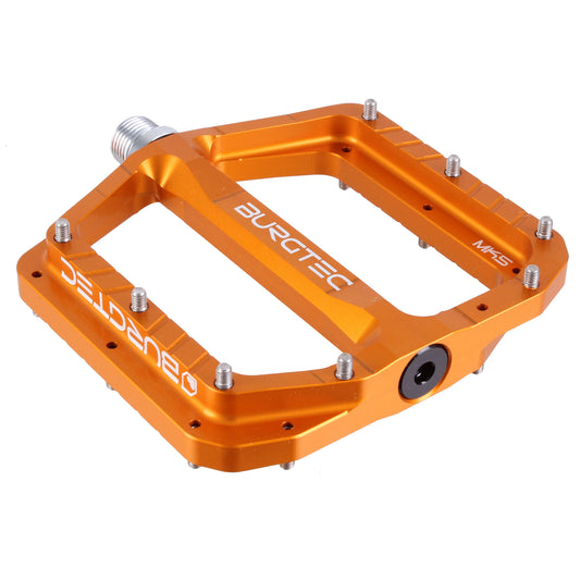 Burgtec Penthouse MK5 Pedals CrMo Iron Bro Orange