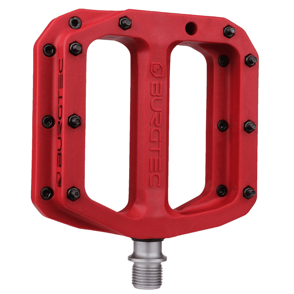 Burgtec MK4 Composite Flat Pedals Race Red