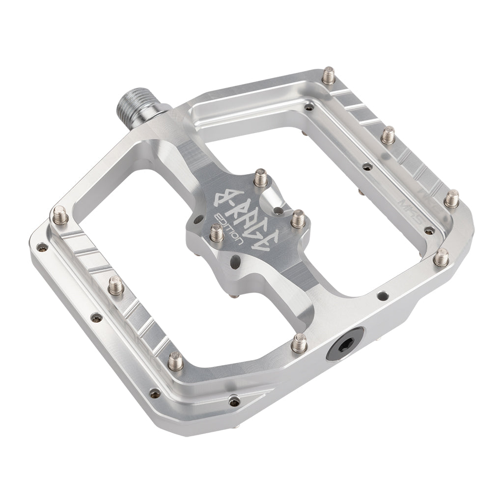 Burgtec Penthouse Flat MK5 B-Rage Edition Pedals Silver