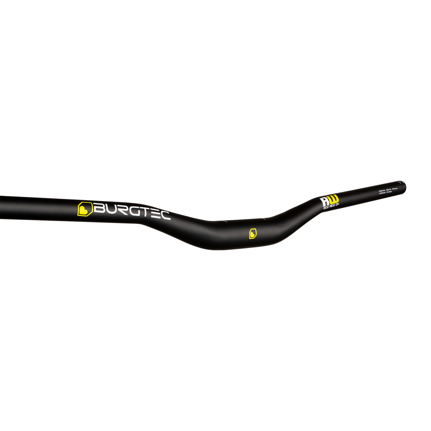 Burgtec Ride Wide DH Riser Bar (35.0) 30mm/800mm Black