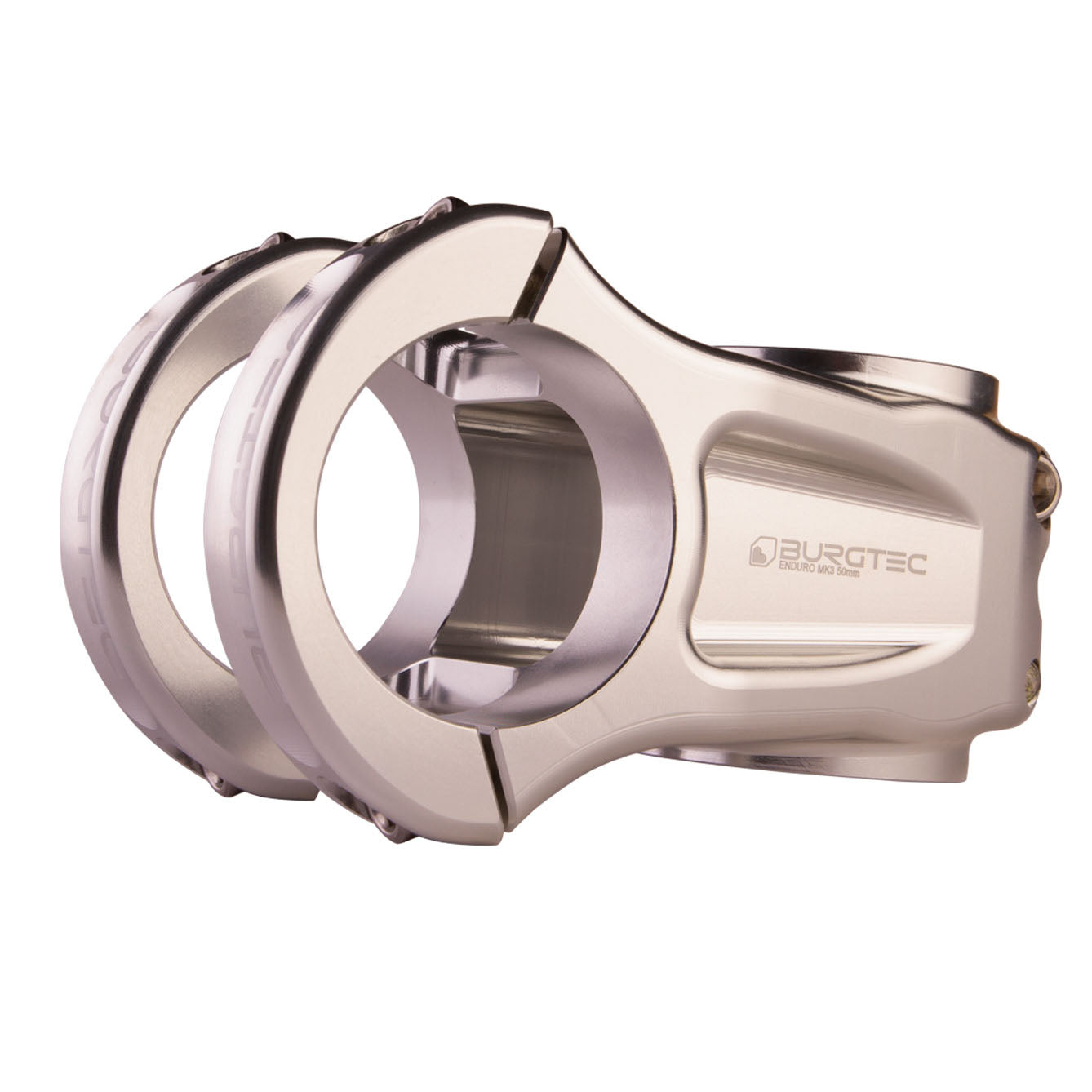 Burgtec Enduro MK3 Stem (35.0) 0d x 50mm Rhodium Silver