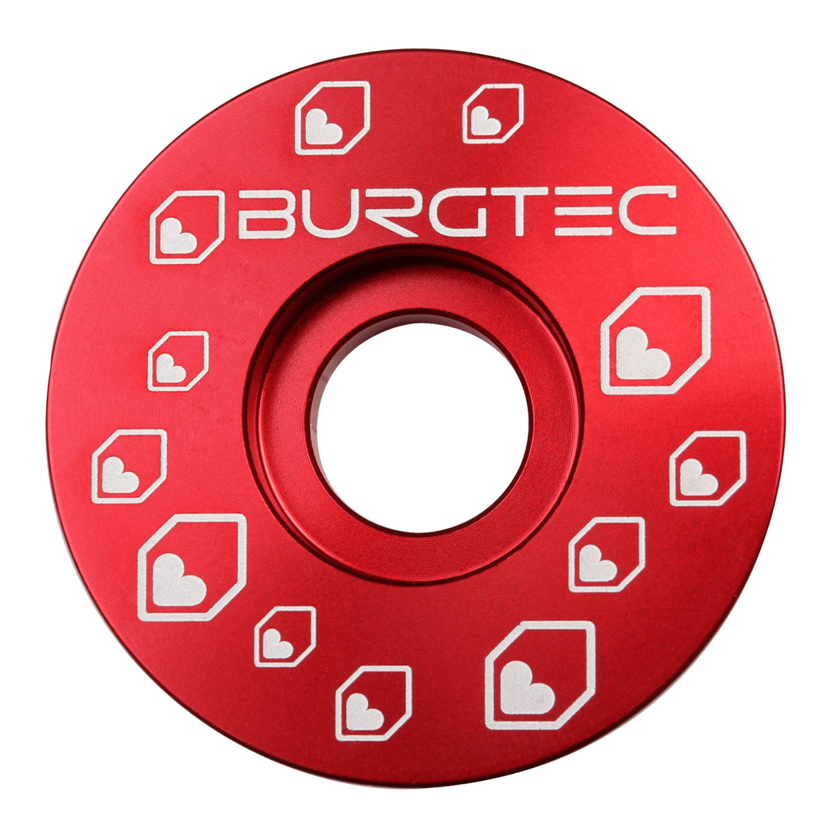 Burgtec Top Cap Race Red