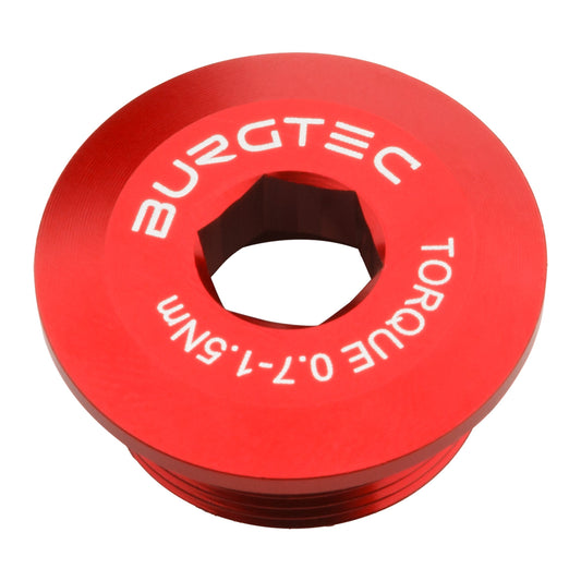 Burgtec Shimano Crank Bolt Race Red