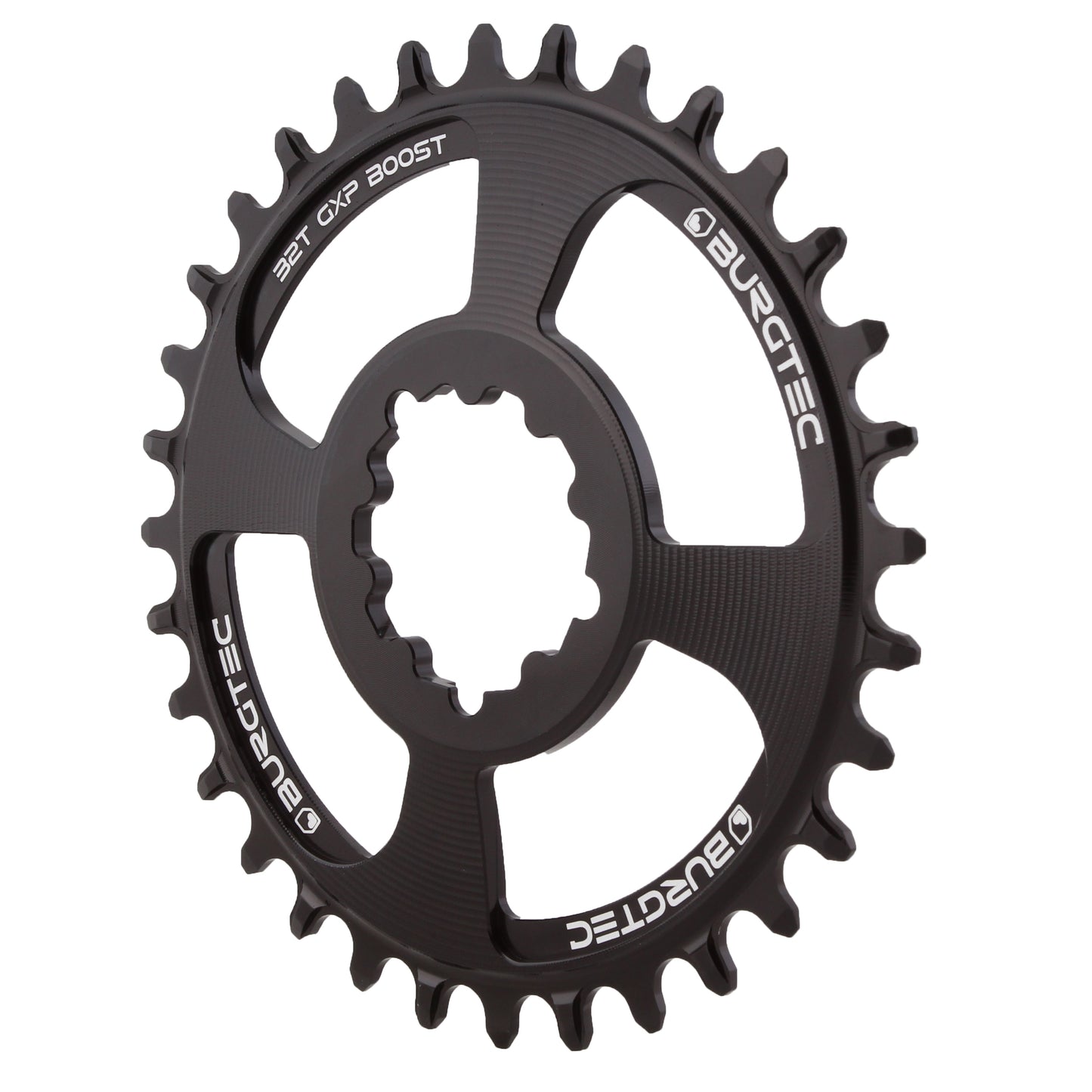 Burgtec GXP Boost 3mm Offset Thick Thin chainring 32T Black