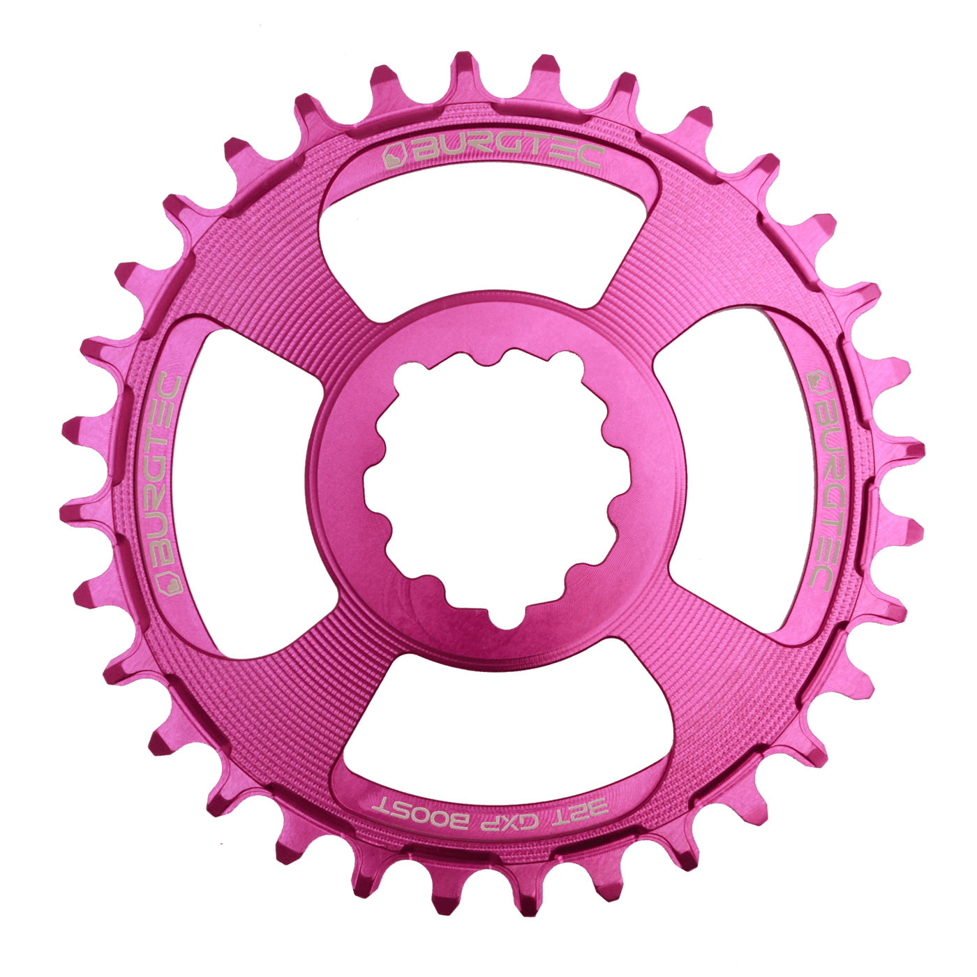 Burgtec GXP Boost 3mm Thick Thin Chainring 30T Purple Rain