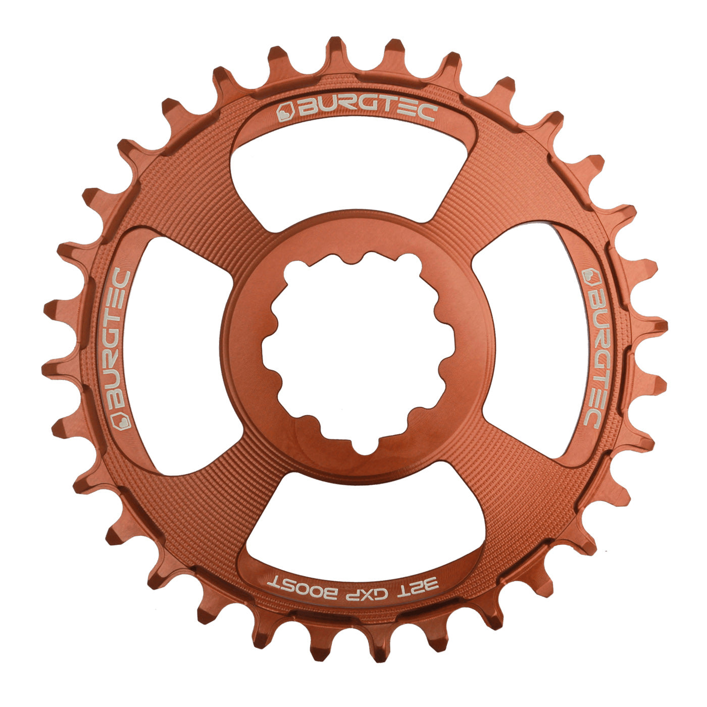 Burgtec GXP Boost 3mm Thick Thin Chainring 30T Kash Bronze